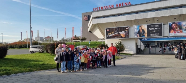 Děti fandily parahokeji