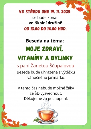 BESEDA VE ŠKOLNÍ DRUŽINĚ