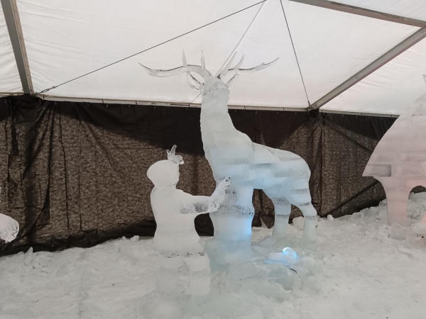 Ledové sochy - Pustevny