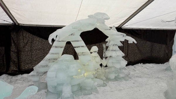 Ledové sochy - Pustevny