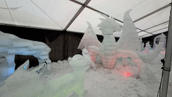 Ledové sochy - Pustevny