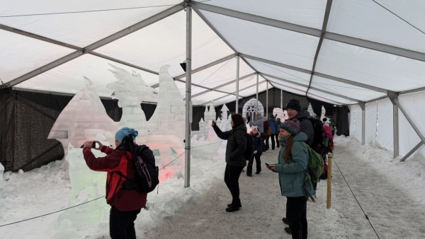 Ledové sochy - Pustevny