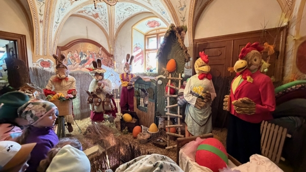 Návštěva zámku ve Štáblovicích ve znamení Velikonoc