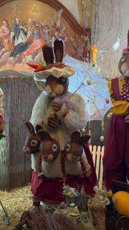 Návštěva zámku ve Štáblovicích ve znamení Velikonoc