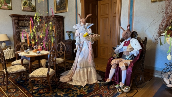 Návštěva zámku ve Štáblovicích ve znamení Velikonoc