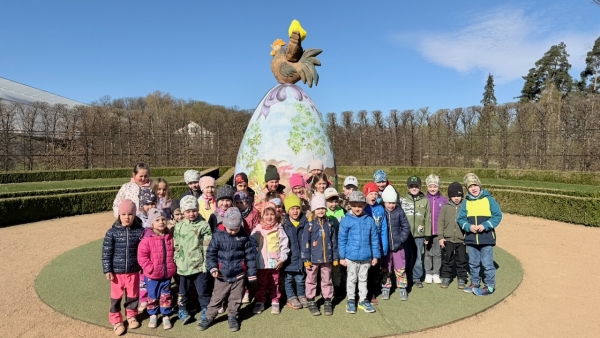 Návštěva zámku ve Štáblovicích ve znamení Velikonoc
