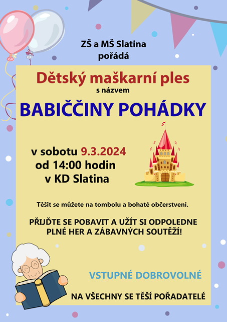 Dětský maškarní ples